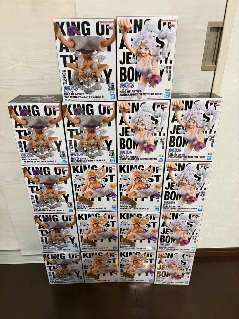 ワンピース KING OF ARTIST ルフィ ボニー ニカ 計18体セット