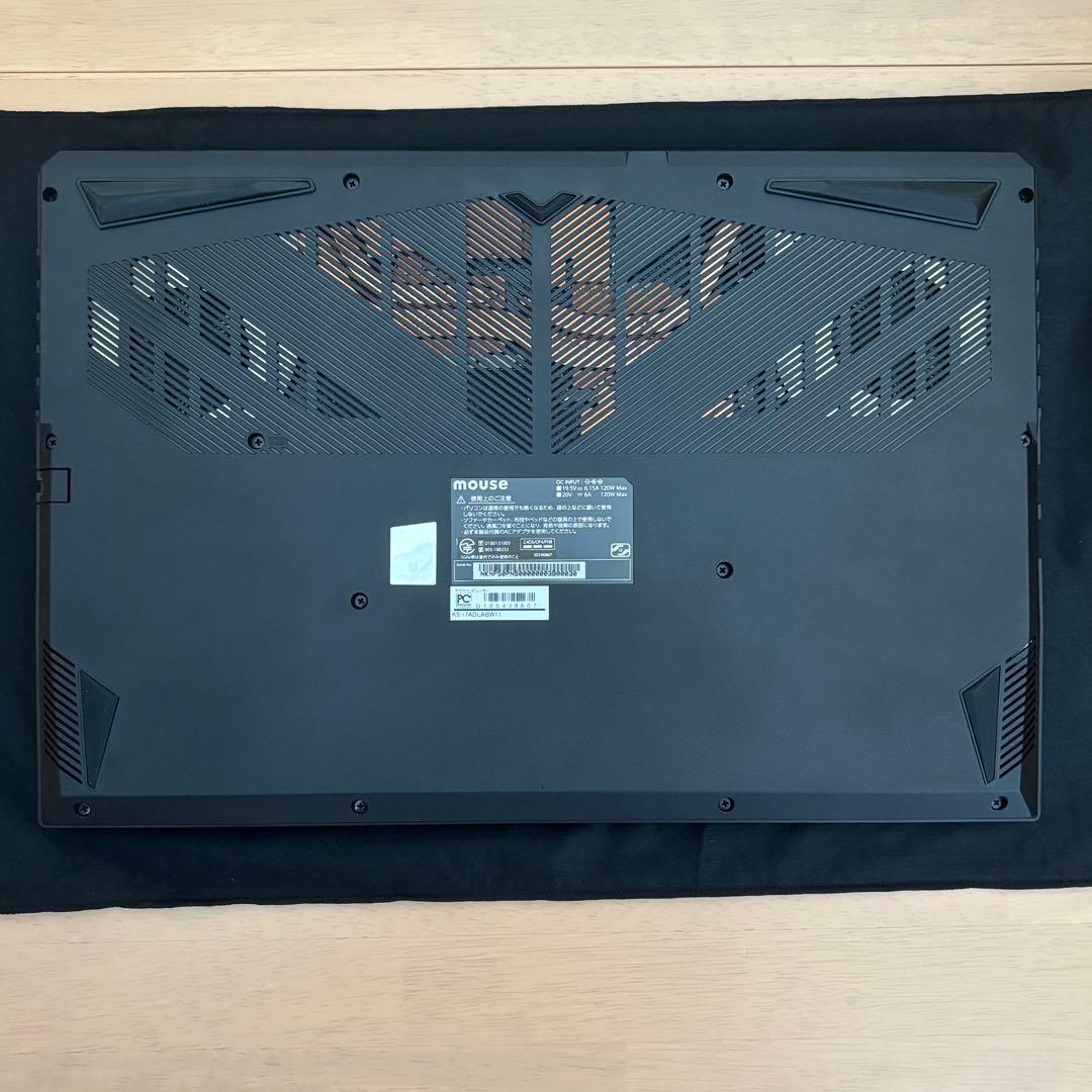 【高性能mouseK5】Core i7搭載ノートPC 16GB SSD512GB