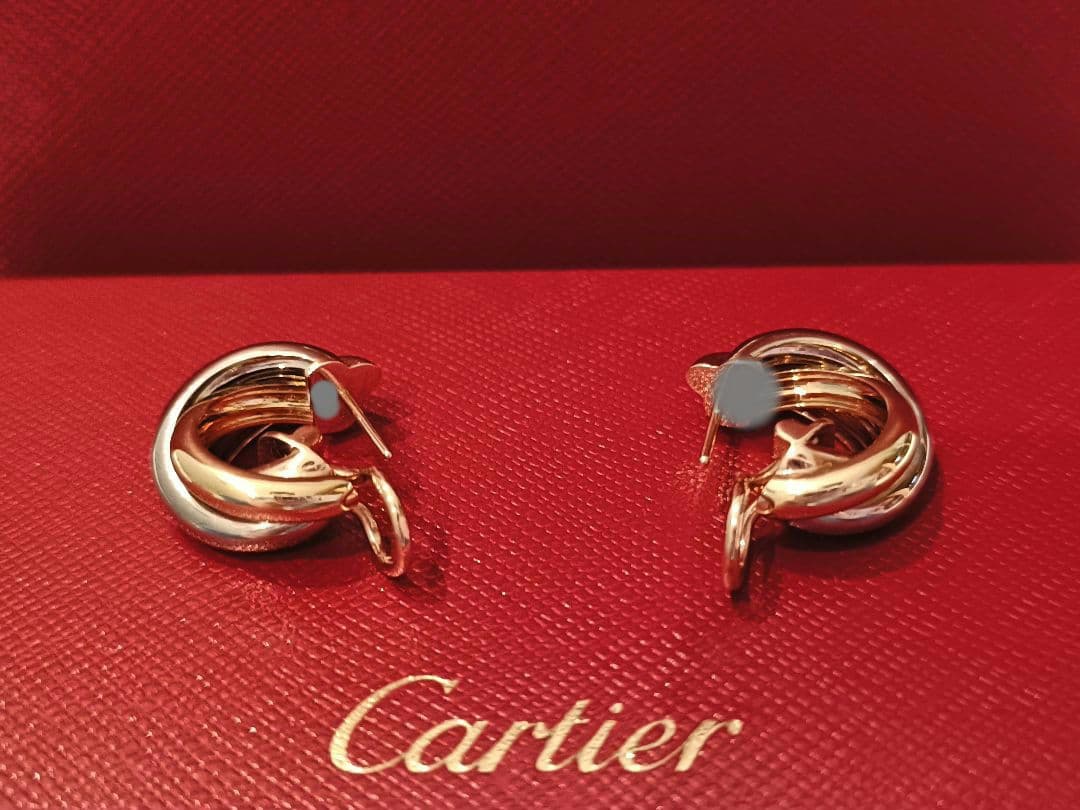 【2025年購入】カルティエ トリニティ クラシックピアス 正規品　極美品