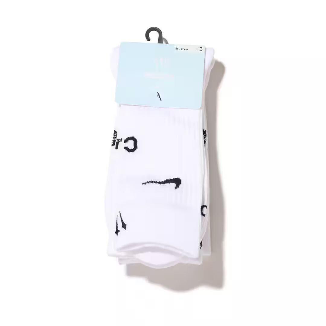 ナイキ x ドレイク ノクタ 3パック クルー ソックス ホワイト