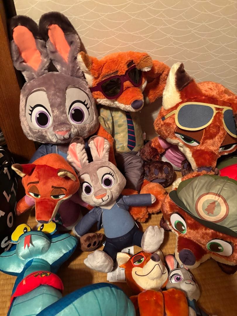 ★新品未開封★ズートピア 8点セット‼︎ 2Lぬいぐるみ スーパーラージぬいぐるみ