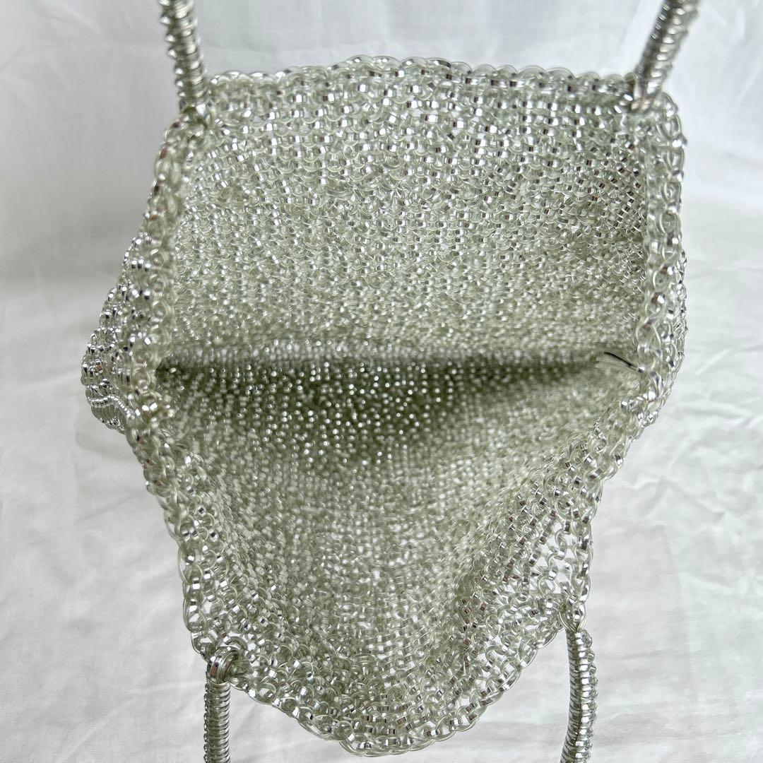 人気カラー　アンテプリマ　スタンダードスクエア　ラージ　シルバー　インナーバッグ