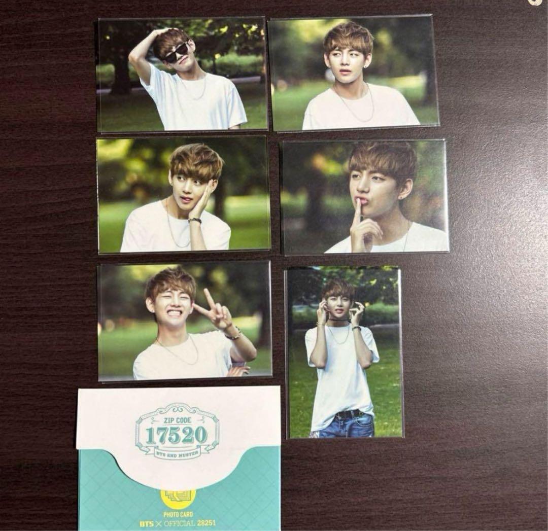 BTS 2nd muster 17520 ミニフォト　テテ　テヒョン　V セット