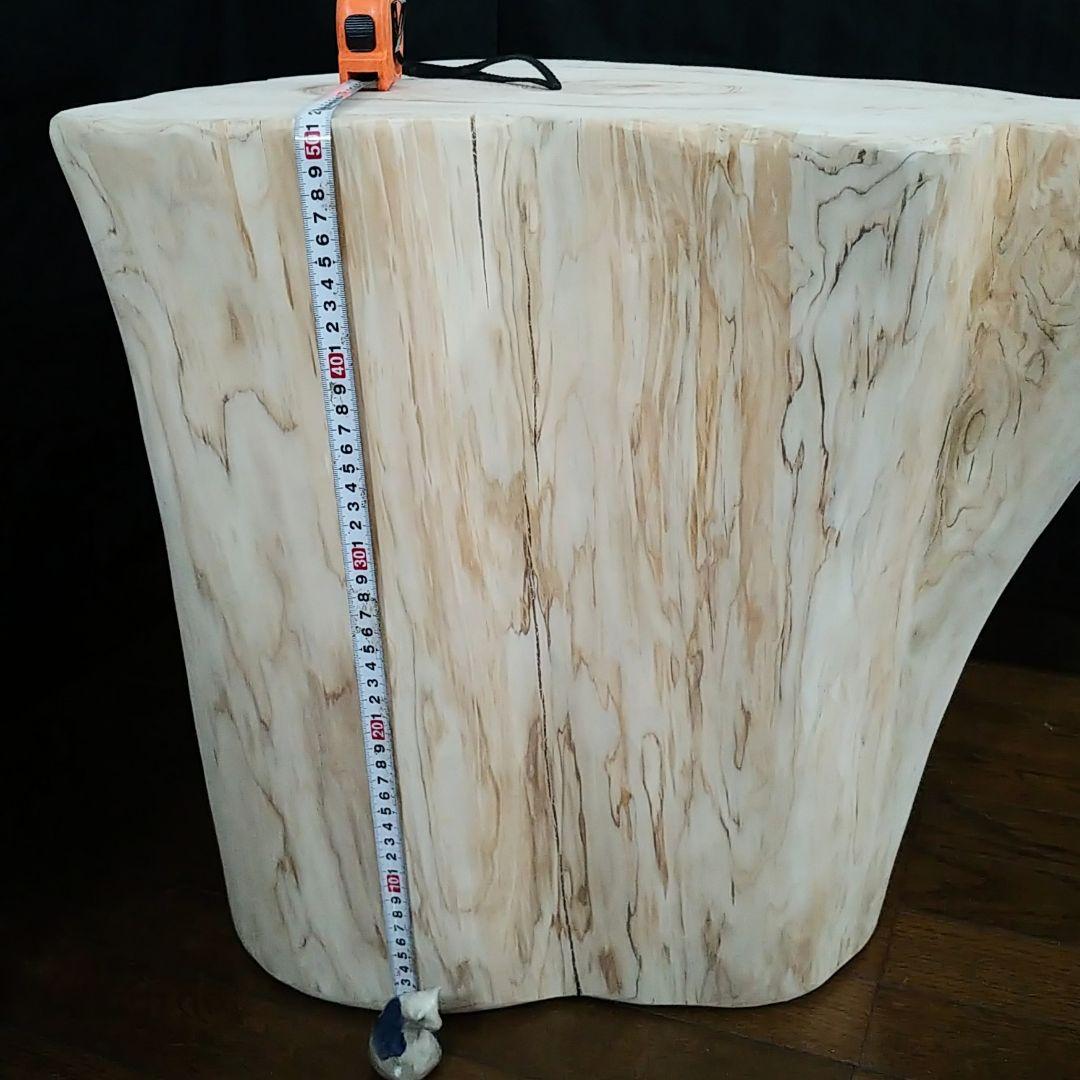 丸太スツール　丸太サイドテーブル　ヒノキ