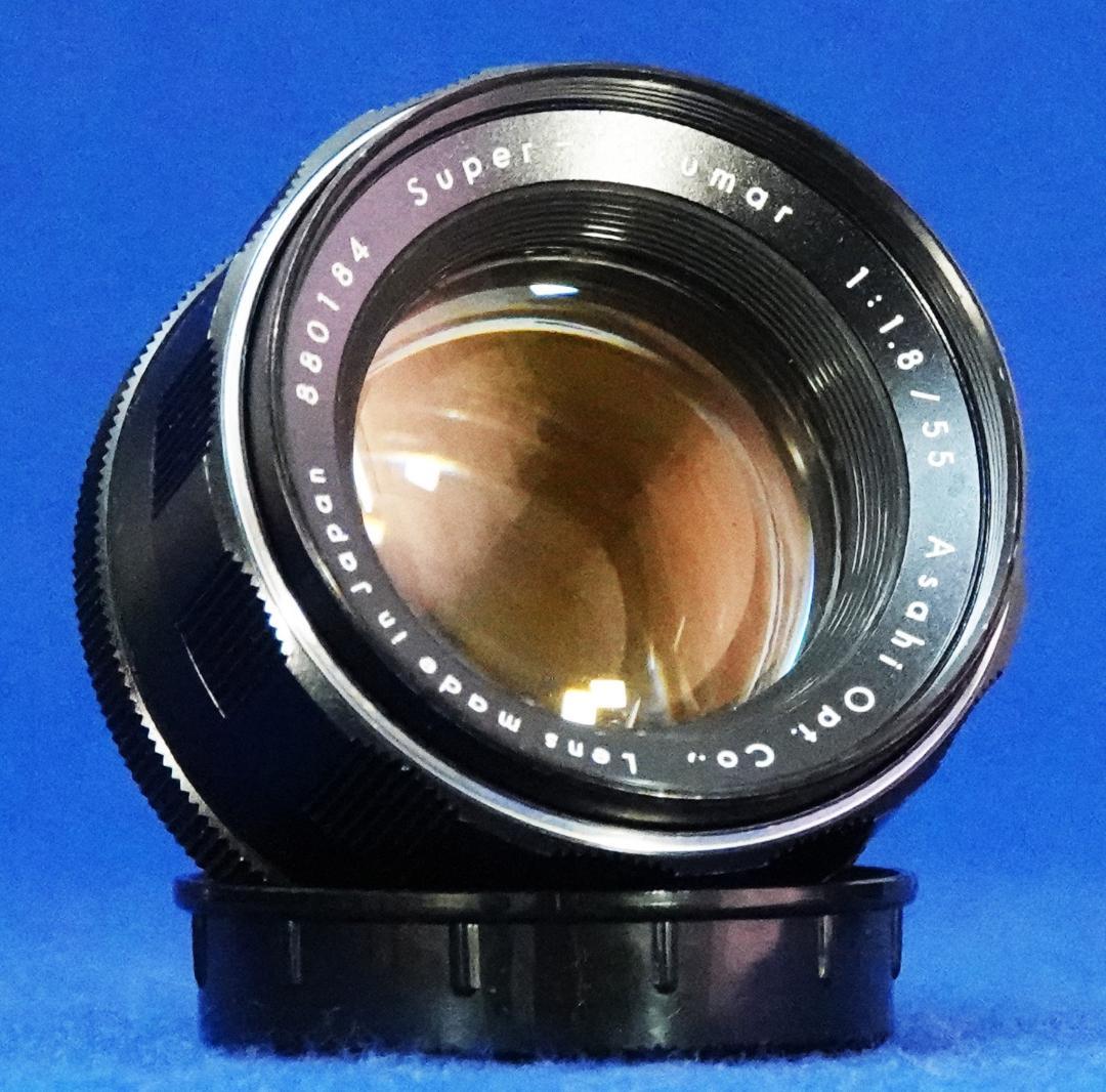 880184　美品！フレア有　前期型　Super-Takumar　F1.8/55
