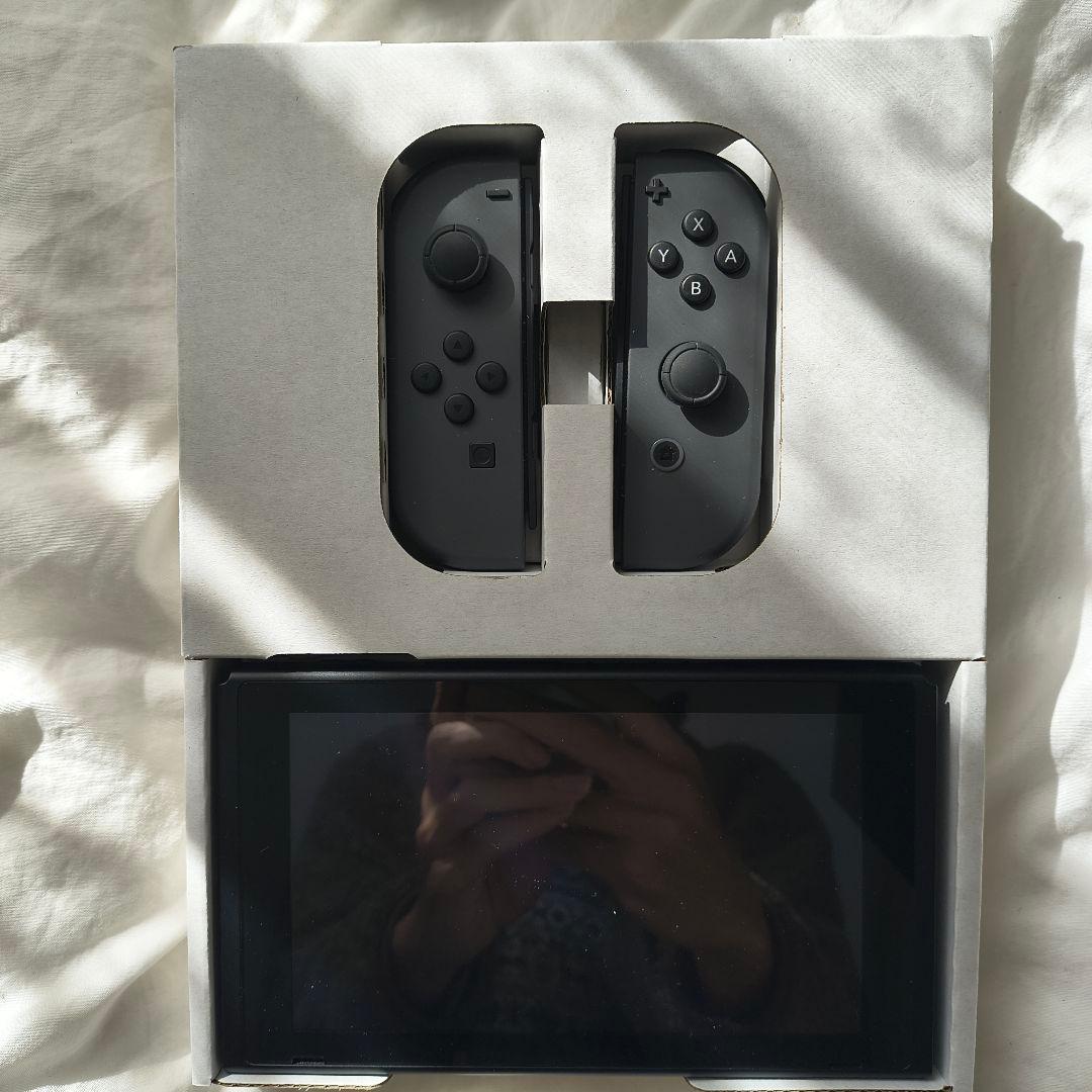 【24年製】Nintendo Switch 本体 グレー バッテリー強化版