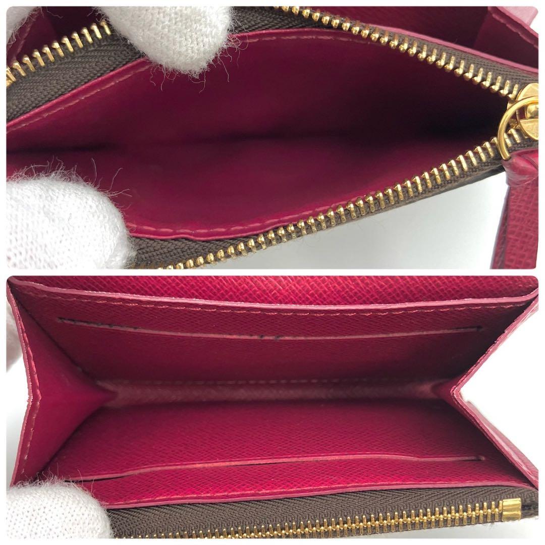 リコ♪専用ルイヴィトン ポルトモネ ロザリ ケース モノグラム フューシャ