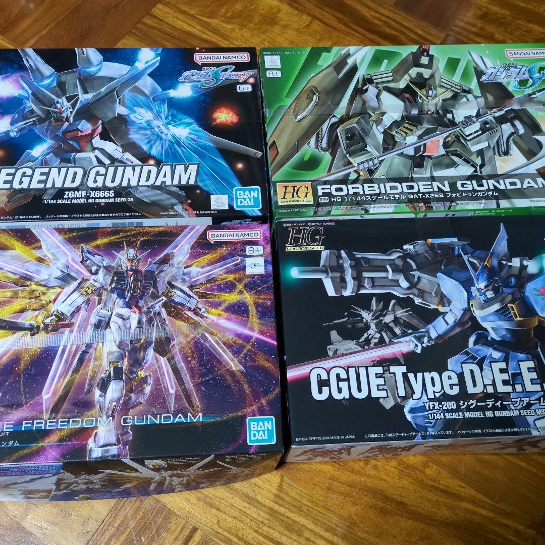 hg マイティーストライクフリーダム　フォビドゥン　レジェンド　シグー