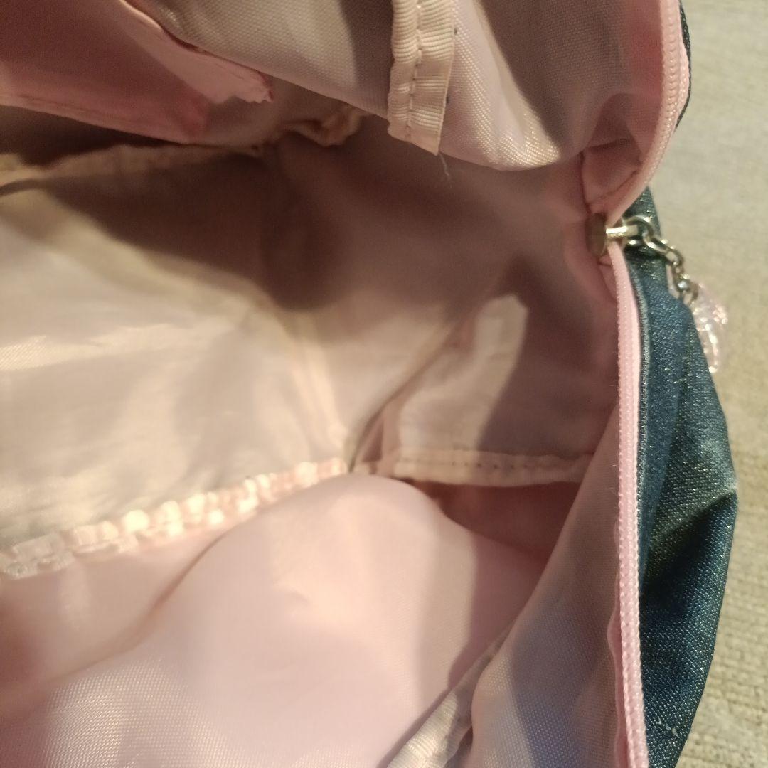 ジュエルペット バッグ ルビー ガーネット サフィー デニム 平成　サンリオ