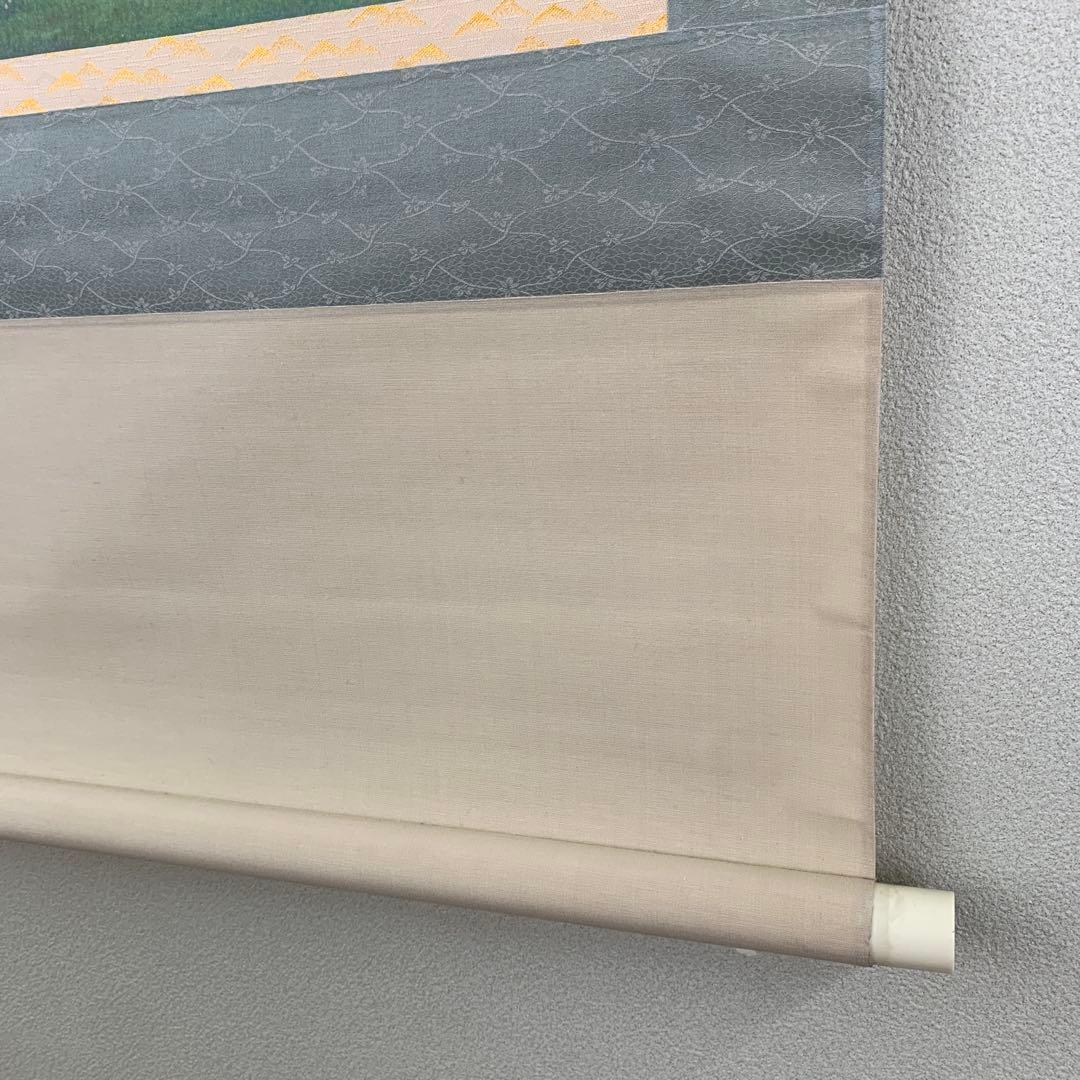 美品 掛け軸 中島干波筆「臥龍櫻図」桜爛漫 縁起物 名画