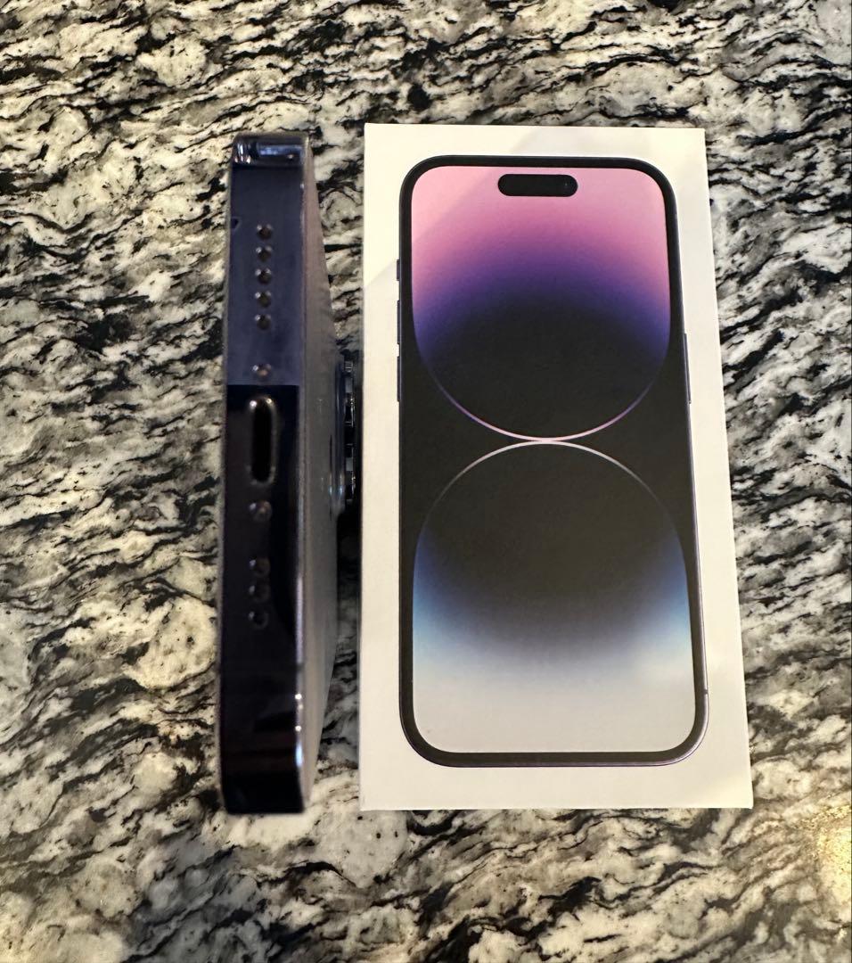 iPhone 14 Pro ディープパープル　simフリー