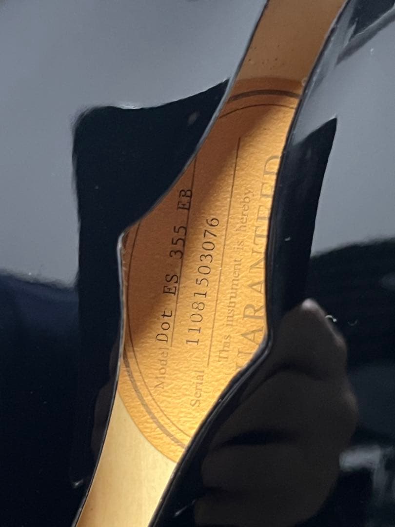 ギター Epiphone Dot ES-355 EB with hardcase