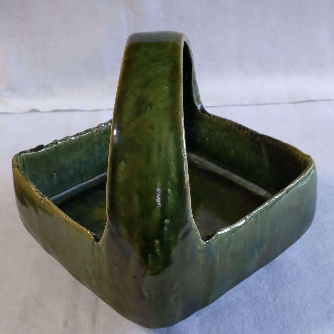 瀬戸焼　手鉢　陶器　文直作