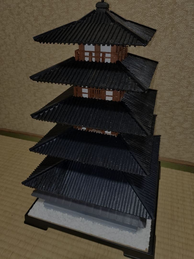 中3の時の技術課題　五重塔 模型