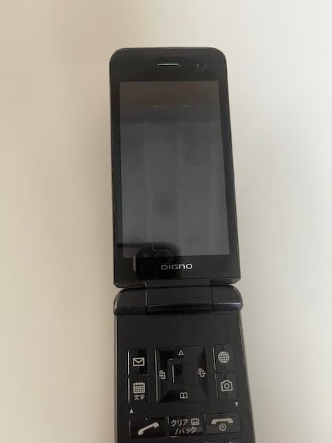 DIGNO NPA202KC ブラック 携帯電話本体