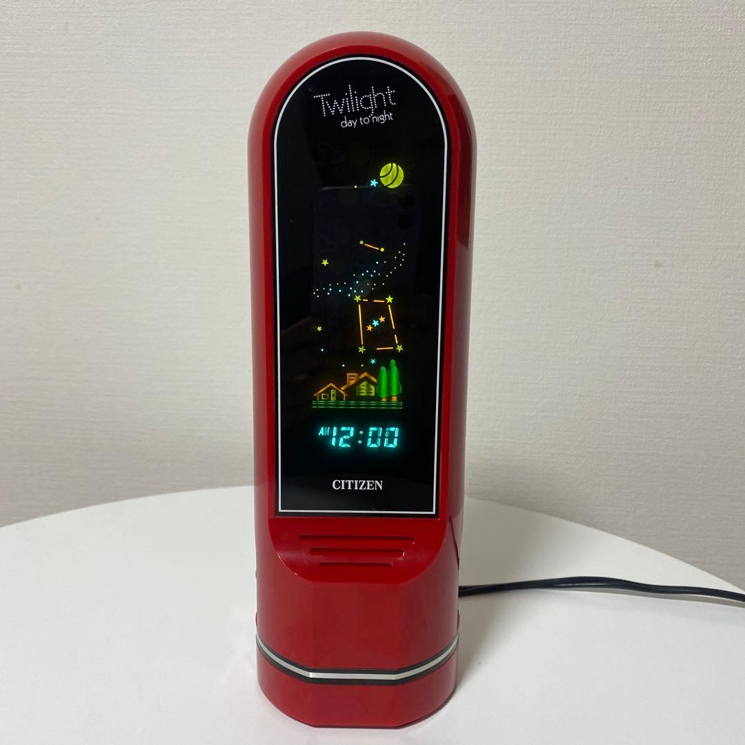 昭和レトロ シチズン デジタル クロック タイマー トワライト 置時計 目覚まし