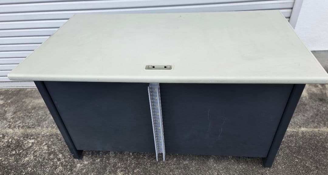 オフィスデスク グレー 標準サイズ