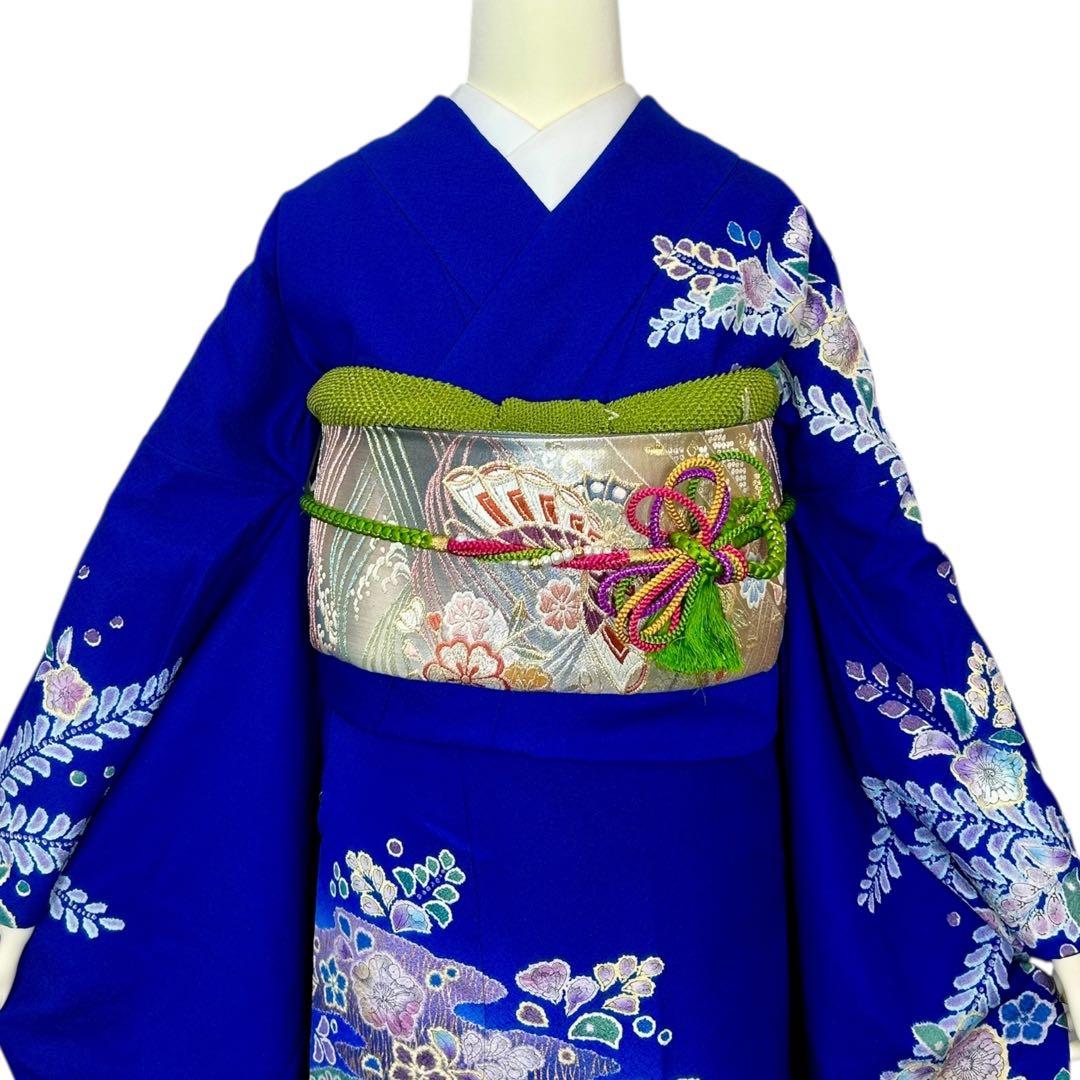 みりん　振袖フルセット　辻が花　Lサイズ　幅広