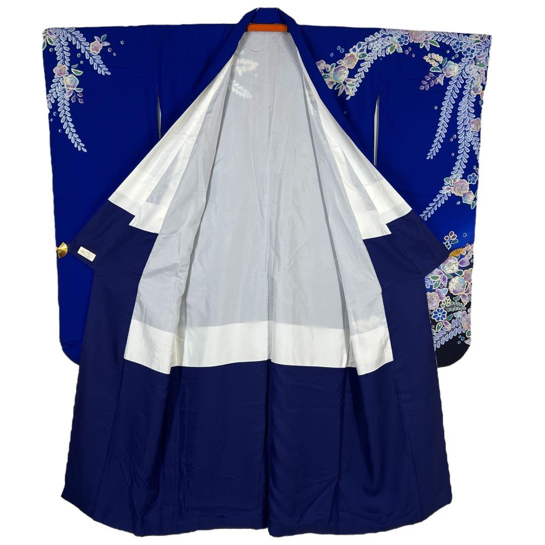 みりん　振袖フルセット　辻が花　Lサイズ　幅広