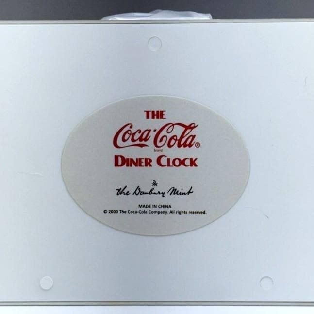 新品未使用 コカコーラ アメリカンダイナー ダンバリーミント ジオラマ クロック