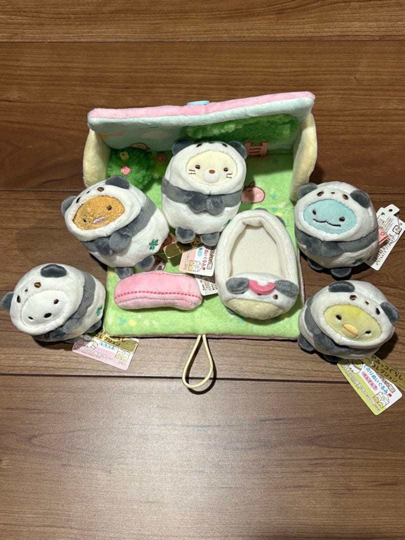 すみっコぐらし　てのりぬいぐるみ　2018 すみっコぱんだ　東京駅店限定