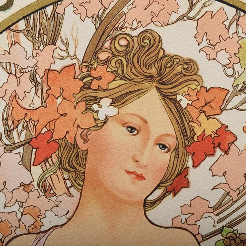 アルフォンス・ミュシャ　シャンパンホワイトスター　188/300　VR8693B