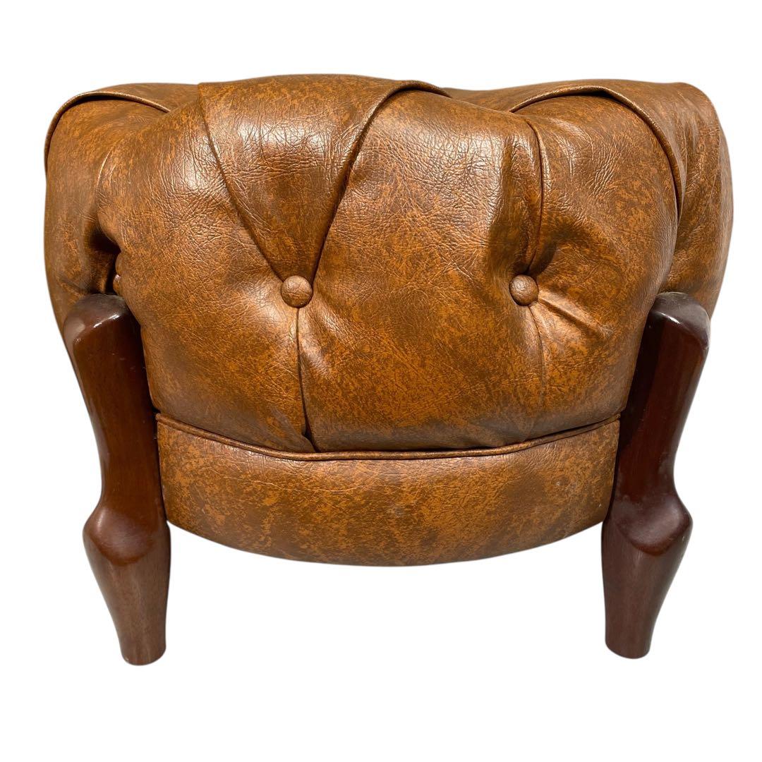 【美品】マルニ木工 ベルサイユ オットマン ブラウン②