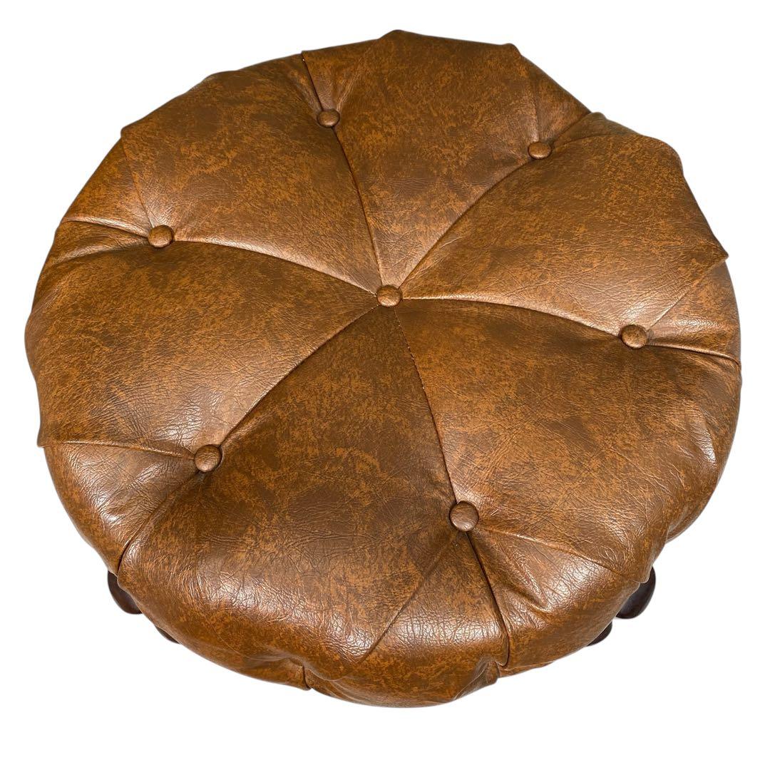 【美品】マルニ木工 ベルサイユ オットマン ブラウン②