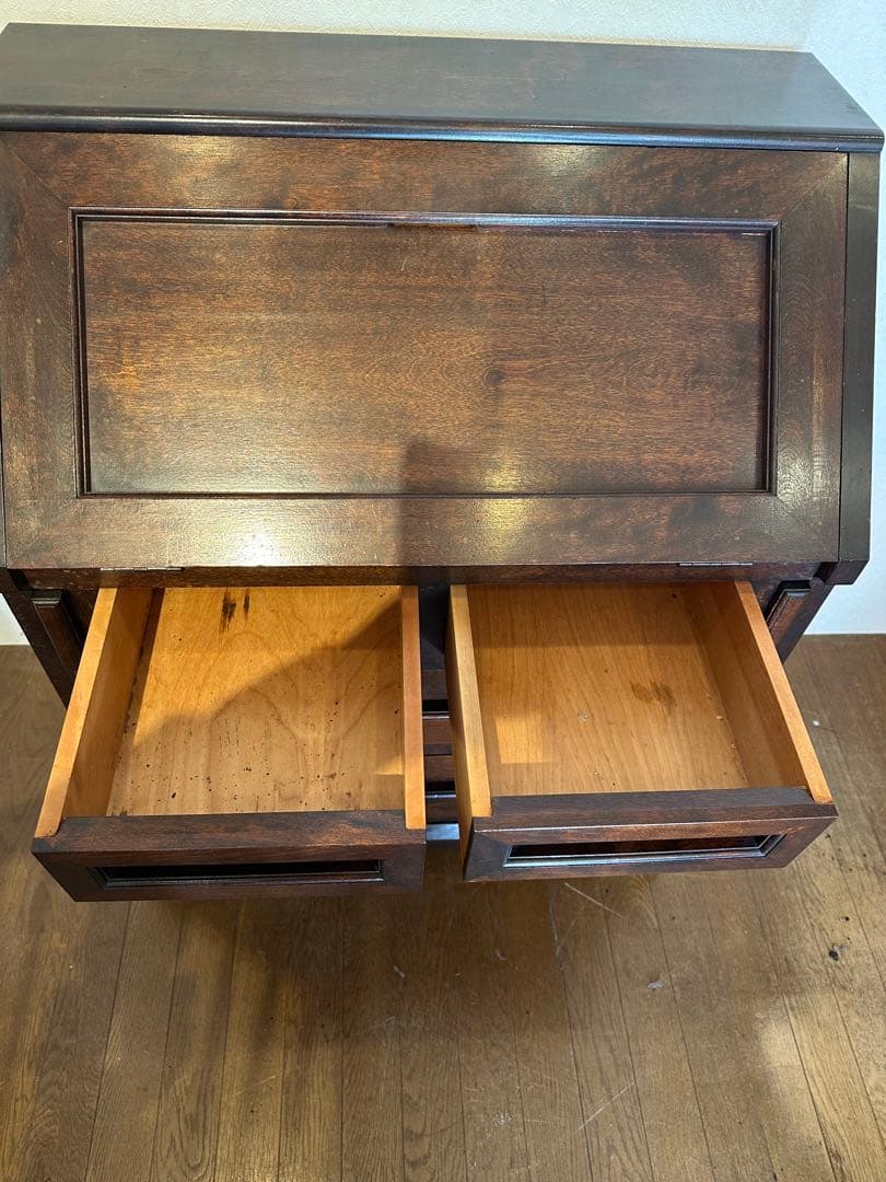 松本民芸家具　高山式ビューロー　机　引き出し　箪笥