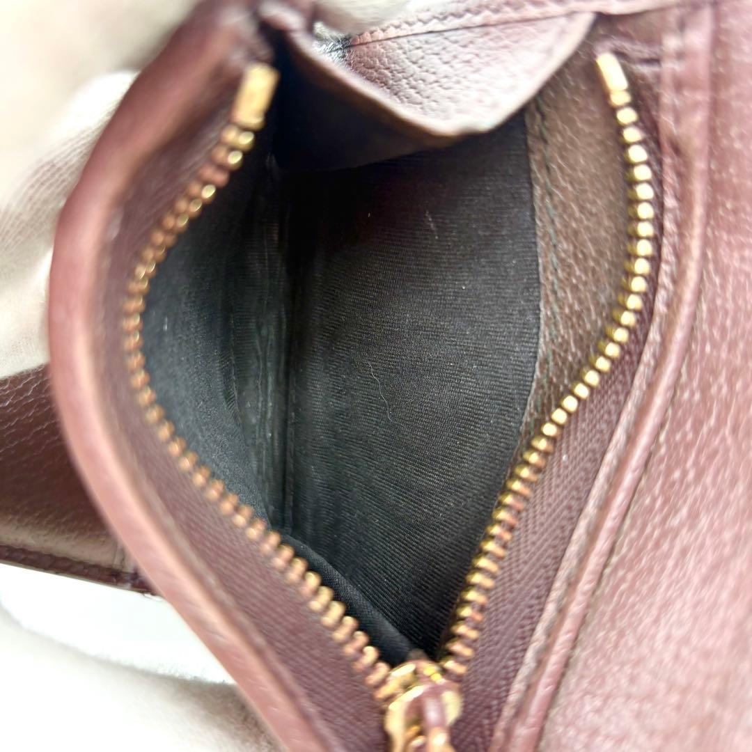 GUCCI　三つ折り財布　PVC　コンパクト　GGマーモント　シェリーライン