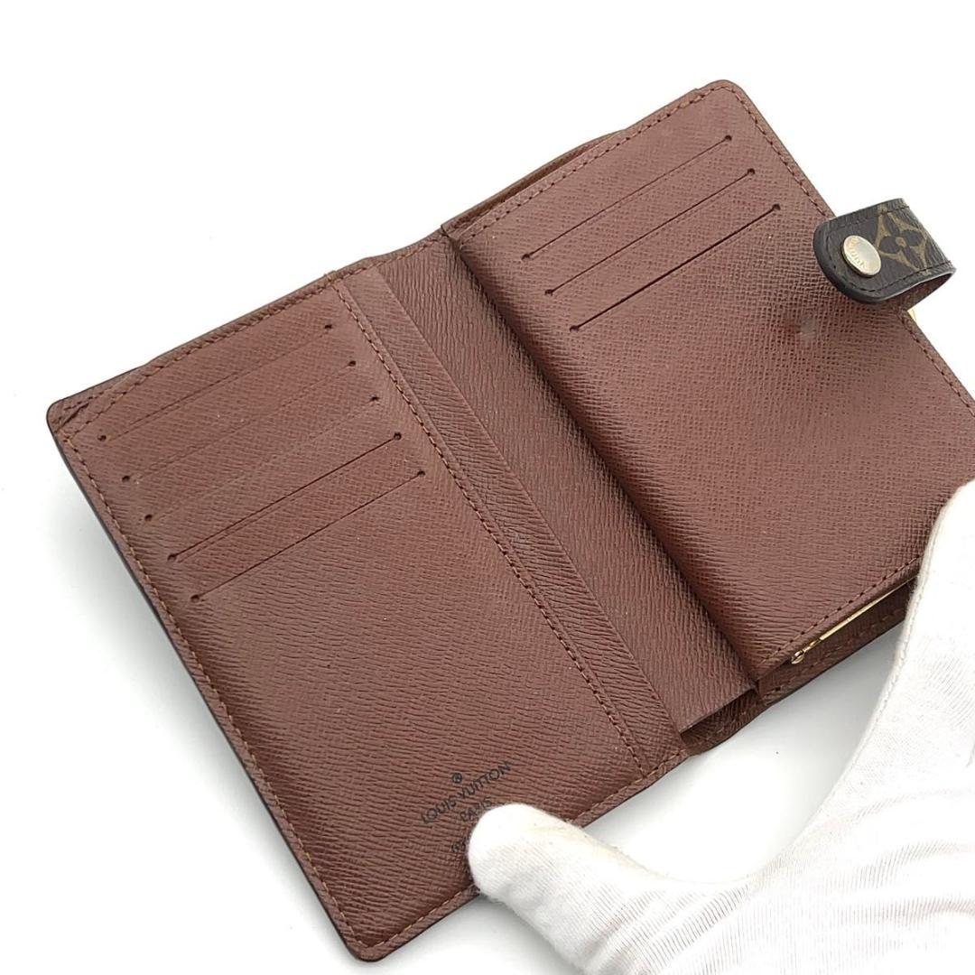 新型★ルイヴィトン モノグラム ヴィエノワ がま口 二つ折り財布