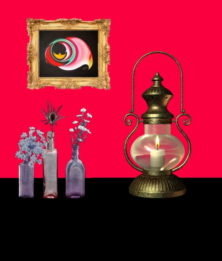 ミステリアスアイ / 油絵