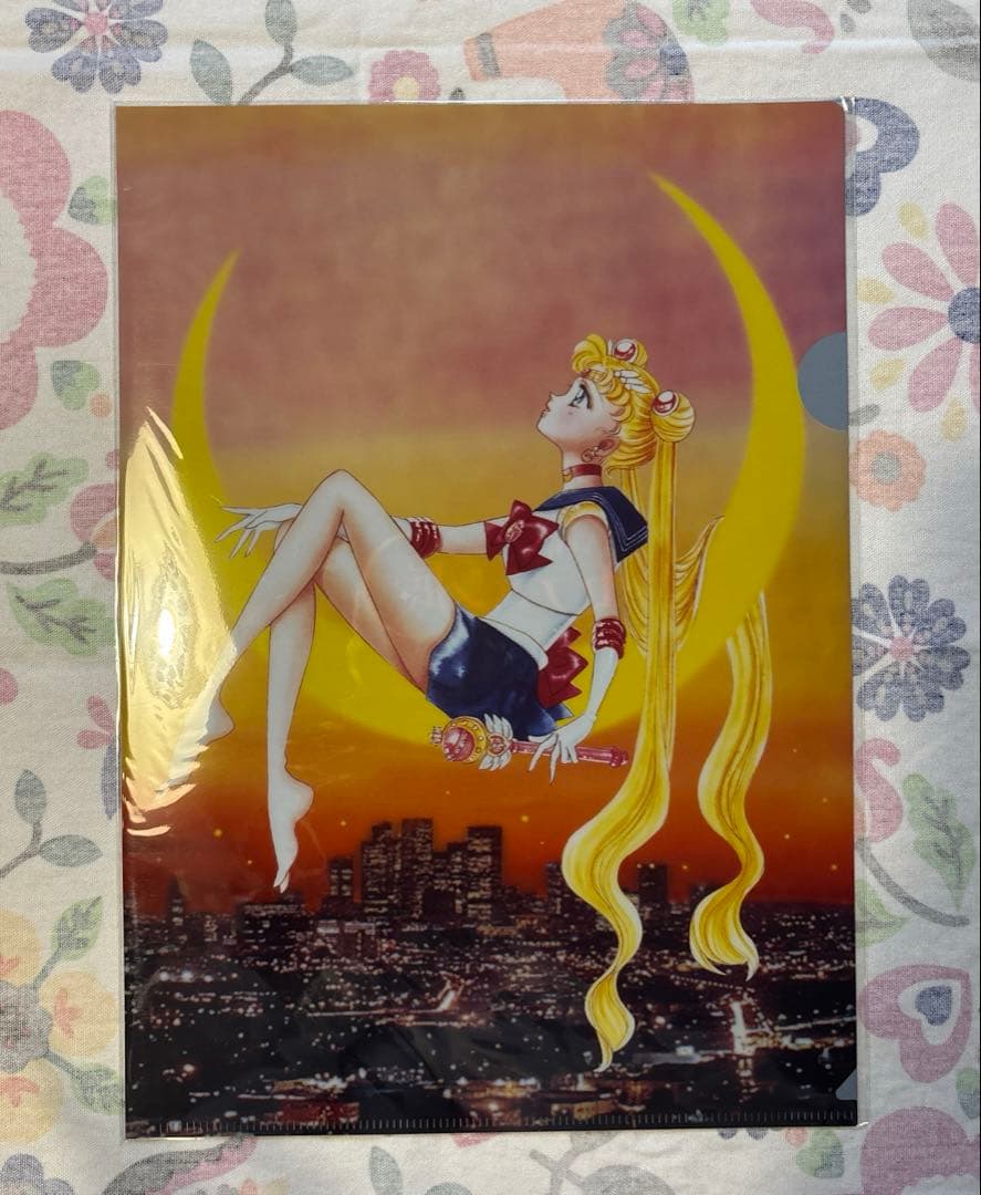 セーラームーン展　クリアファイルホルダー　クリアファイル2枚付き　+ファイル5枚