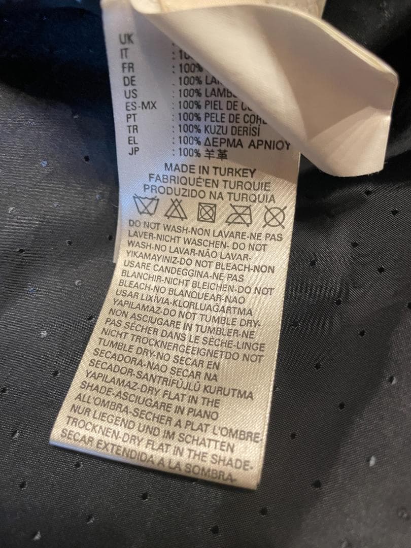 DIESEL TIMELESS ディーゼル　シングルレザーライダースジャケット