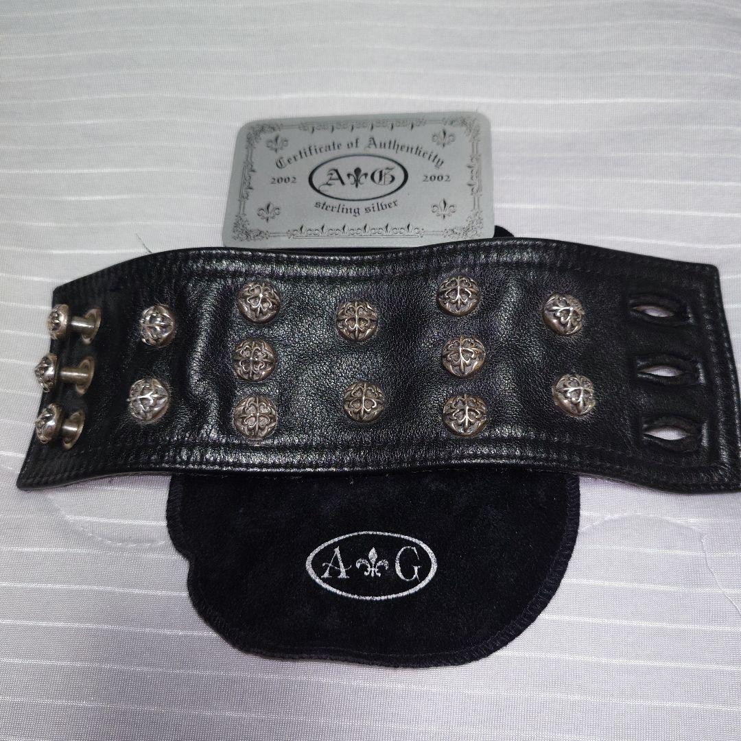 A＆Gレザーリストバンド