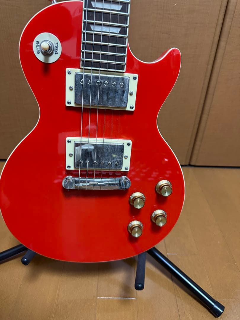 初心者おすすめ！Epiphone Les Paul レッドエレキギター