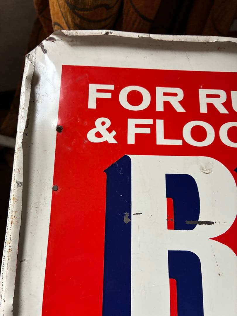 アンティーク　サイン　プレート　大きな　看板　RENT アメリカ　レア