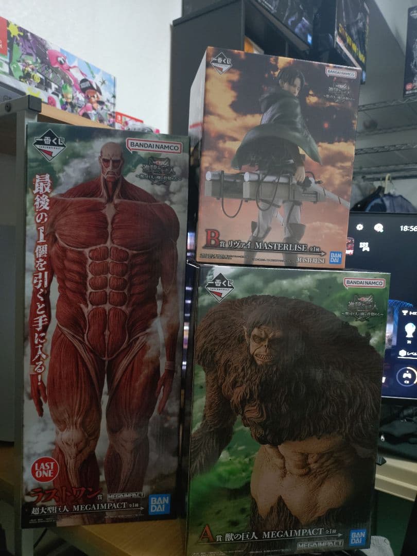 進撃の巨人 一番くじ　A B ラストワン賞