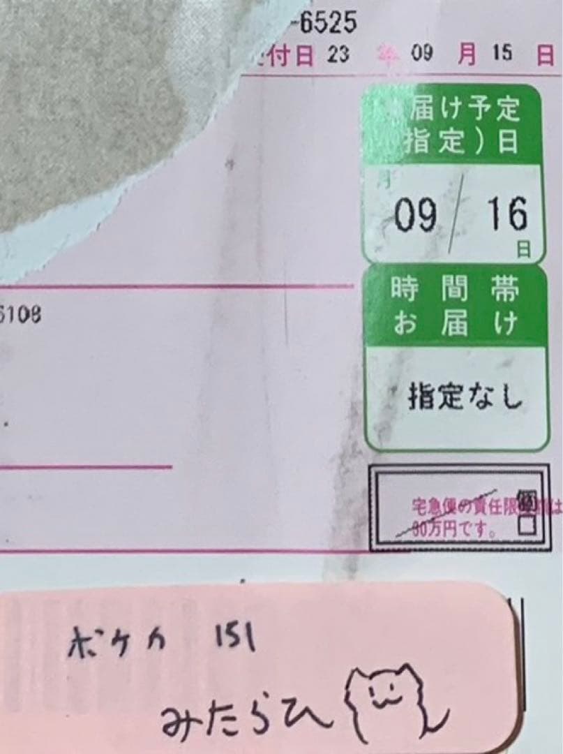 ポケセン産　ポケモンカードゲーム　ポケカ 151　封入箱