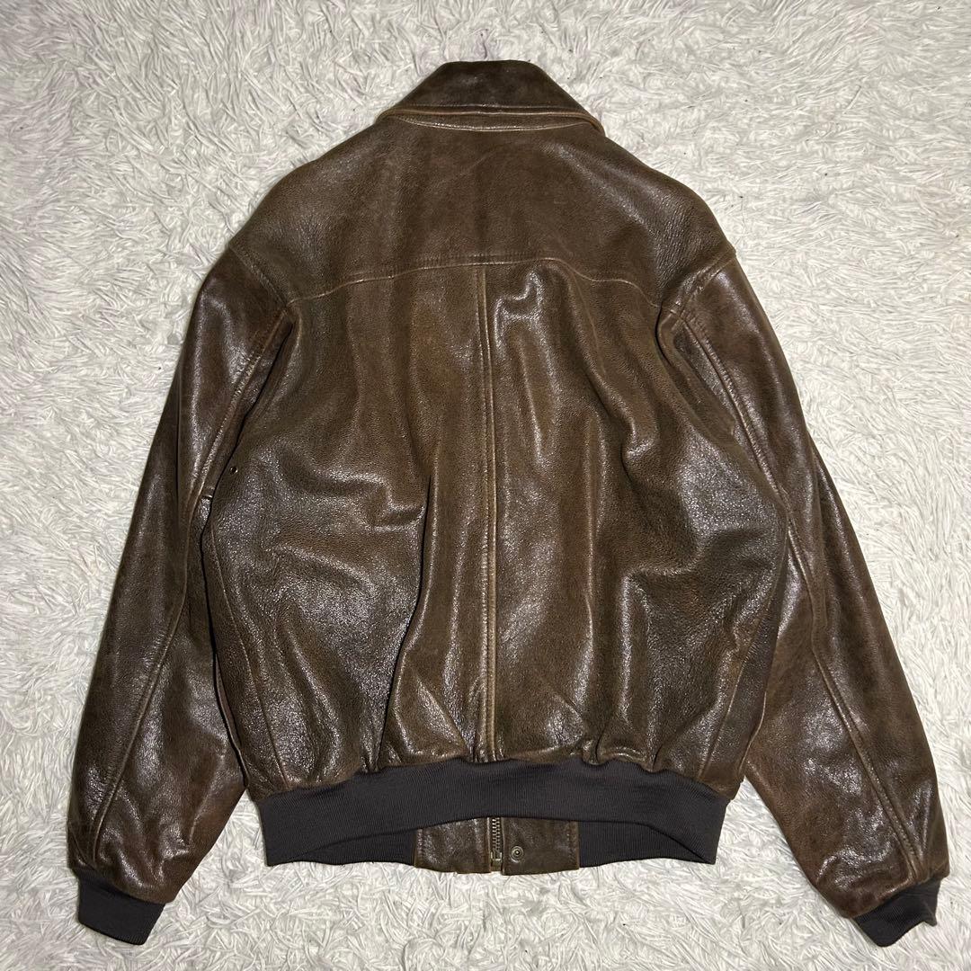 90S L.L.Bean ゴートスキン A-2 レザー フライトジャケット