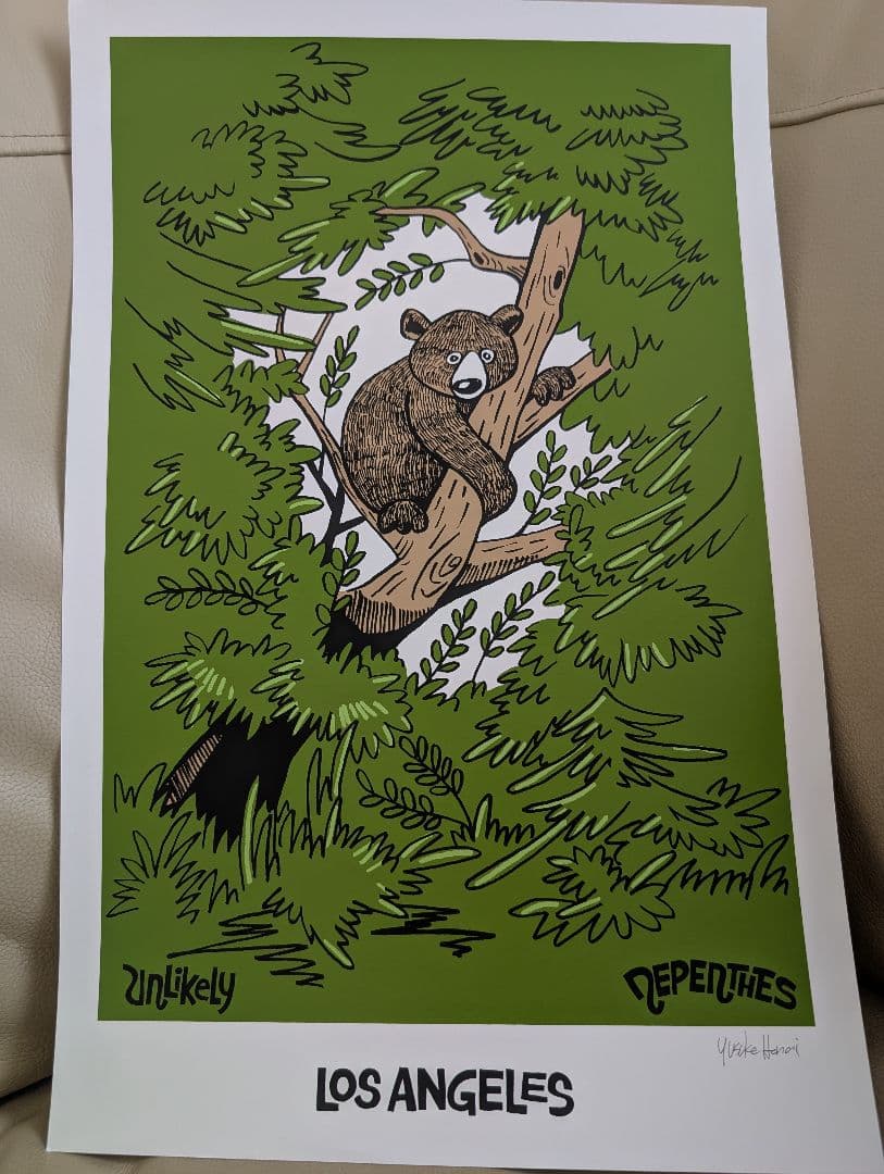 hanai 花井祐介 シルクスクリーン ロサンゼルス限定 ネペンテス サイン