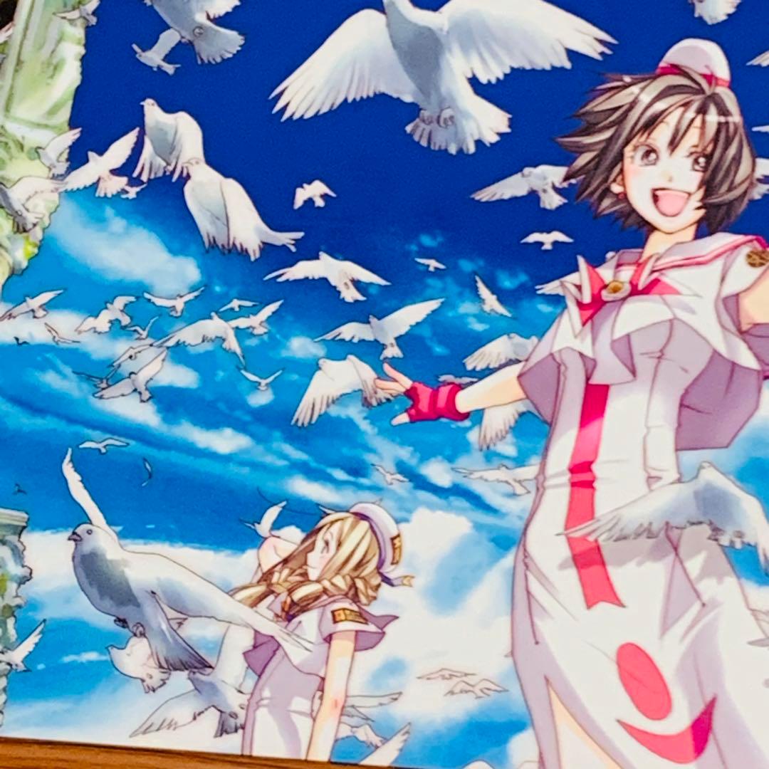 ARIA 複製原画 B4サイズ 額付き 天野こずえ 水の三大妖精 シングル時代