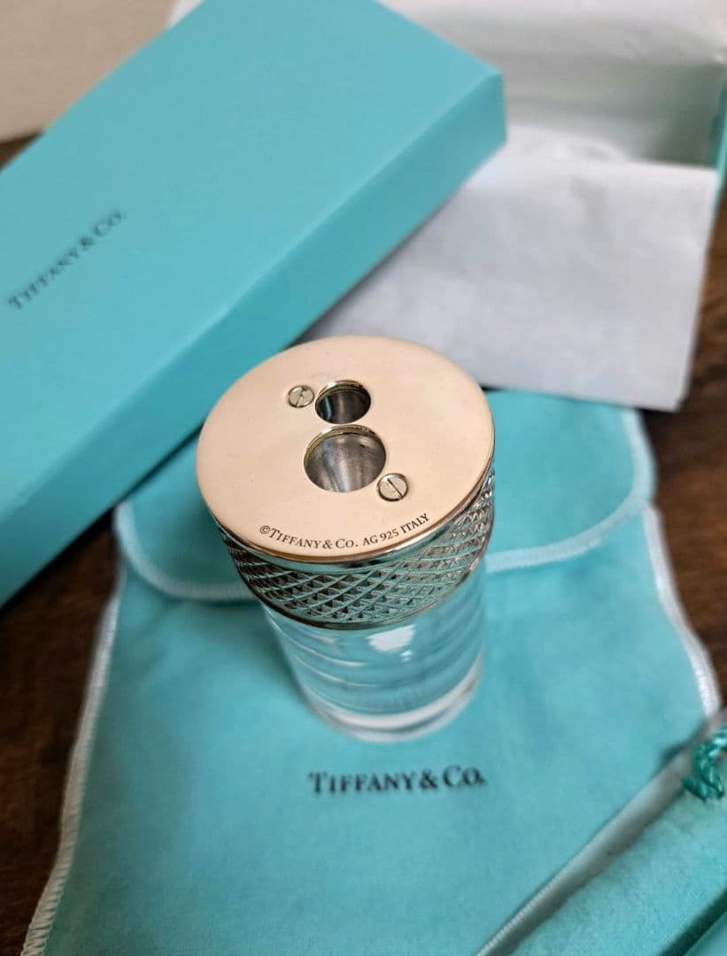 ティファニー ダイヤモンドポイント SV925 鉛筆削り 鉛筆3本セット レア