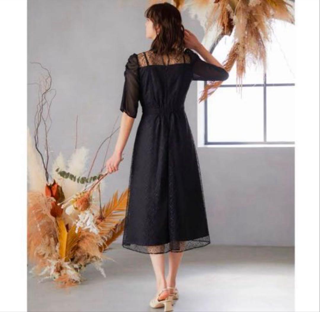 ✭niana ✭レース ブラック　パーティードレス