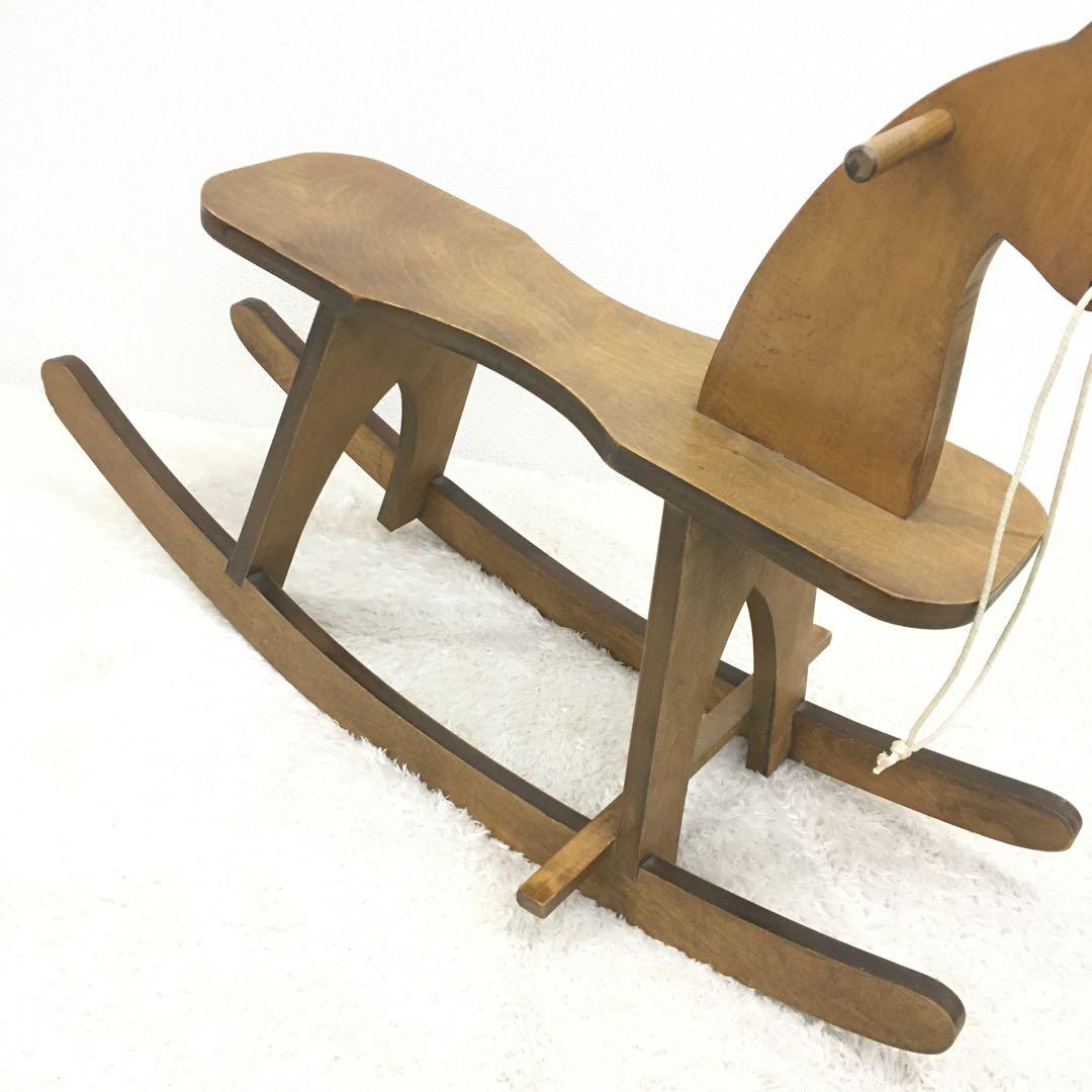 80〜90s USAヴィンテージ ロッキングホース オールド 家具 木馬