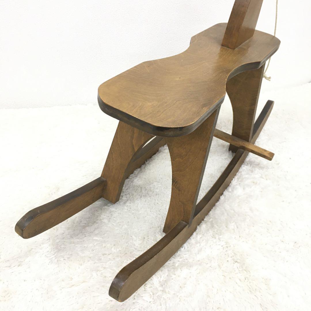 80〜90s USAヴィンテージ ロッキングホース オールド 家具 木馬