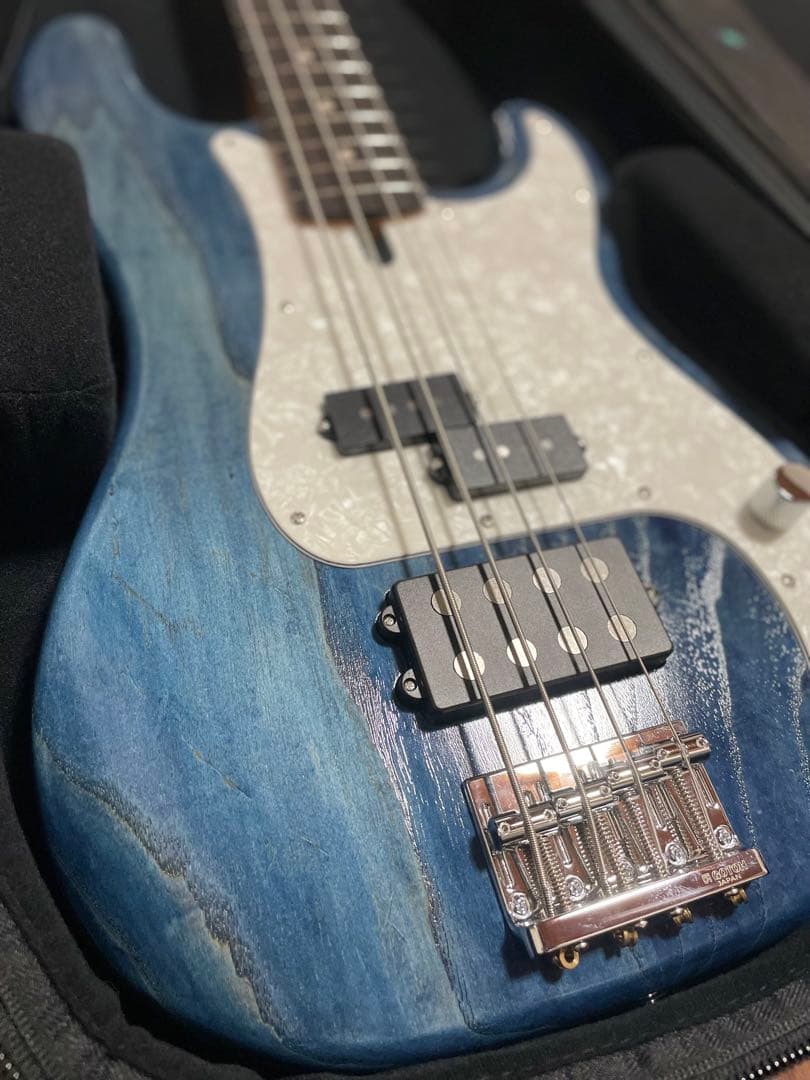 Kanade SOUND DESIGN KPM-AS 藍染 ベース　ケース付