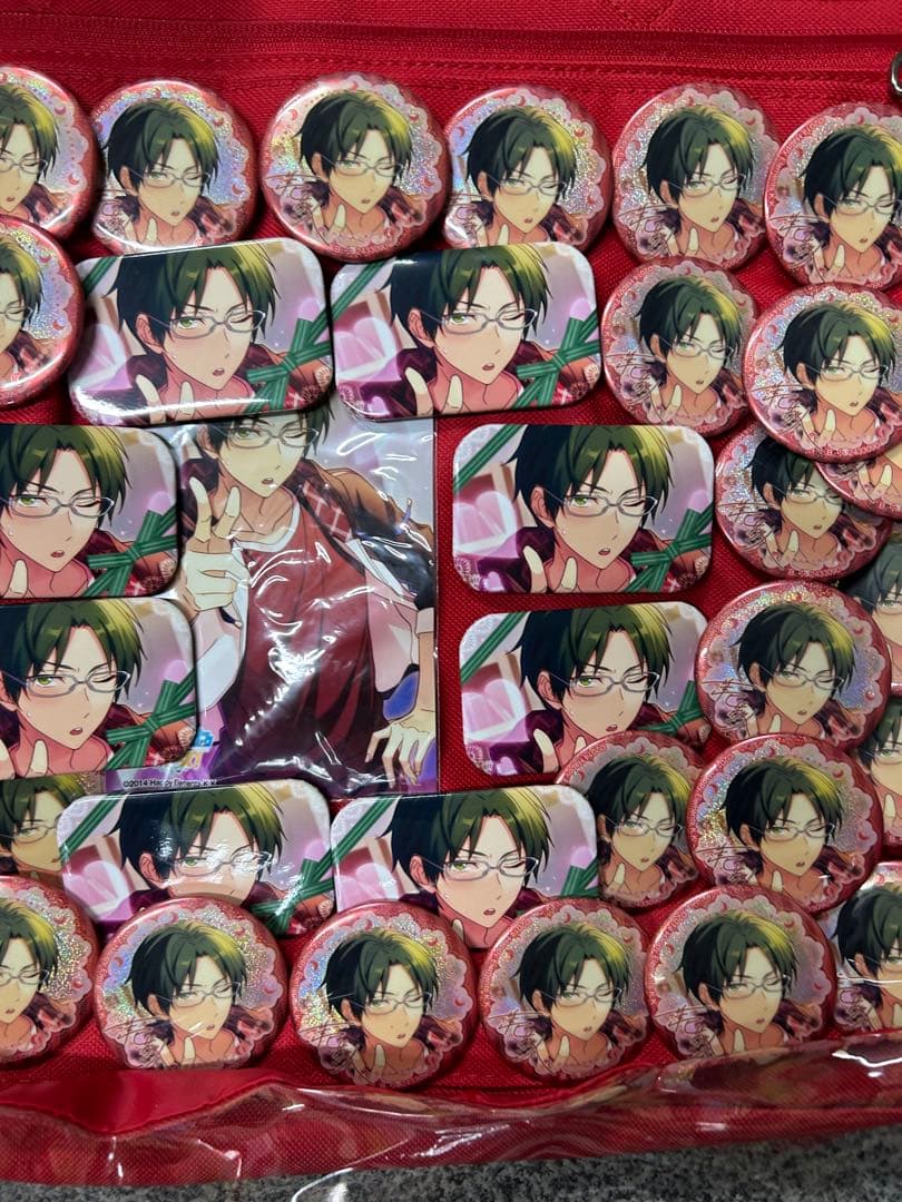 あんスタ あんさんぶるスターズ 蓮巳敬人 缶バッジ　ラバーストラップ