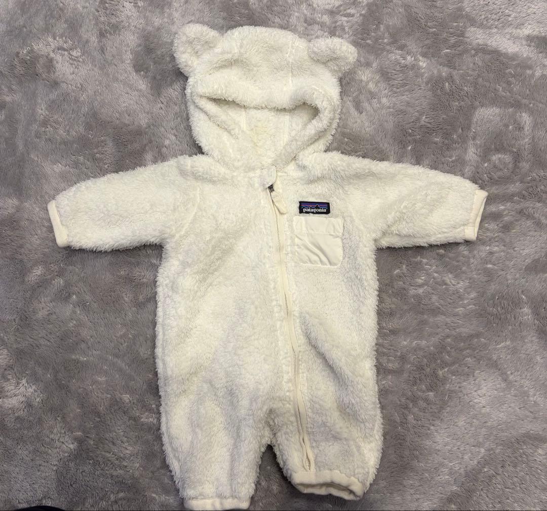 【美品】patagonia ベビーアウター フード付き
