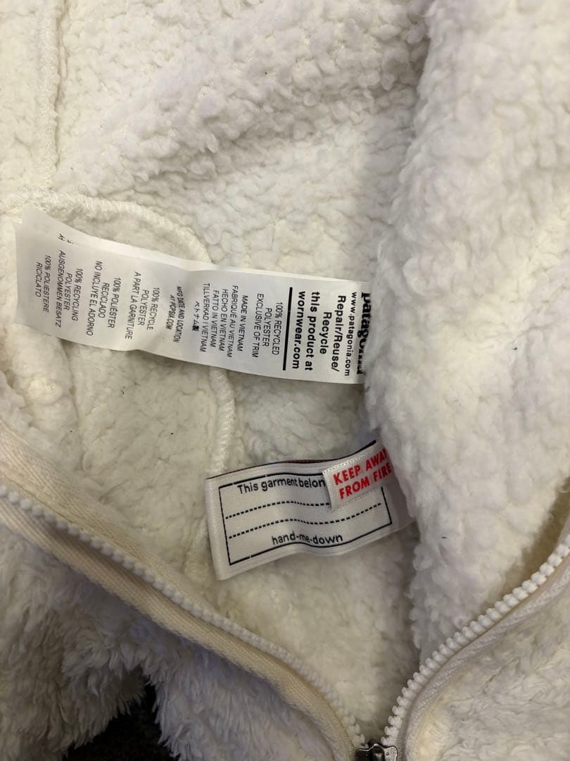 【美品】patagonia ベビーアウター フード付き